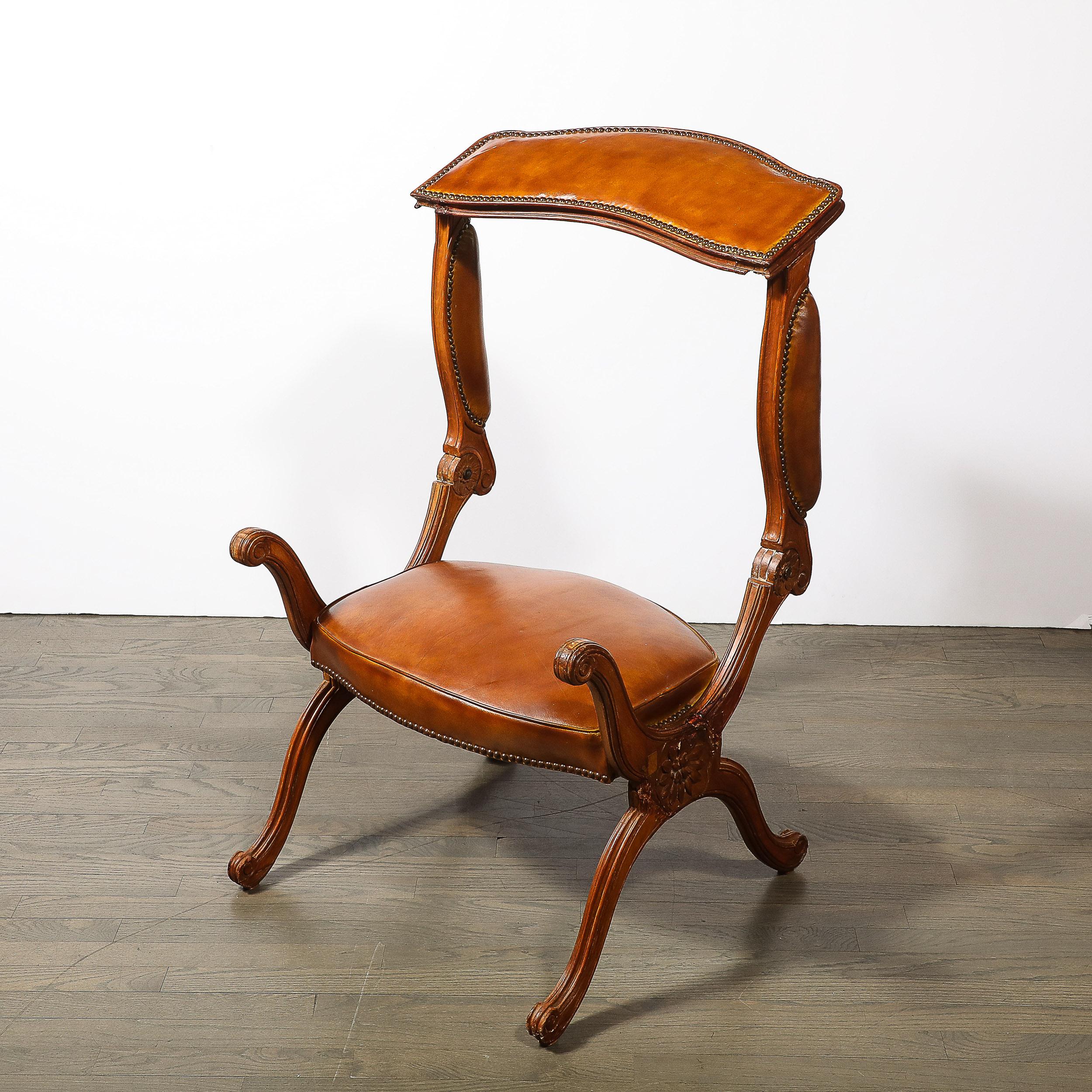 Silla plegable de oratorio Luis XV 