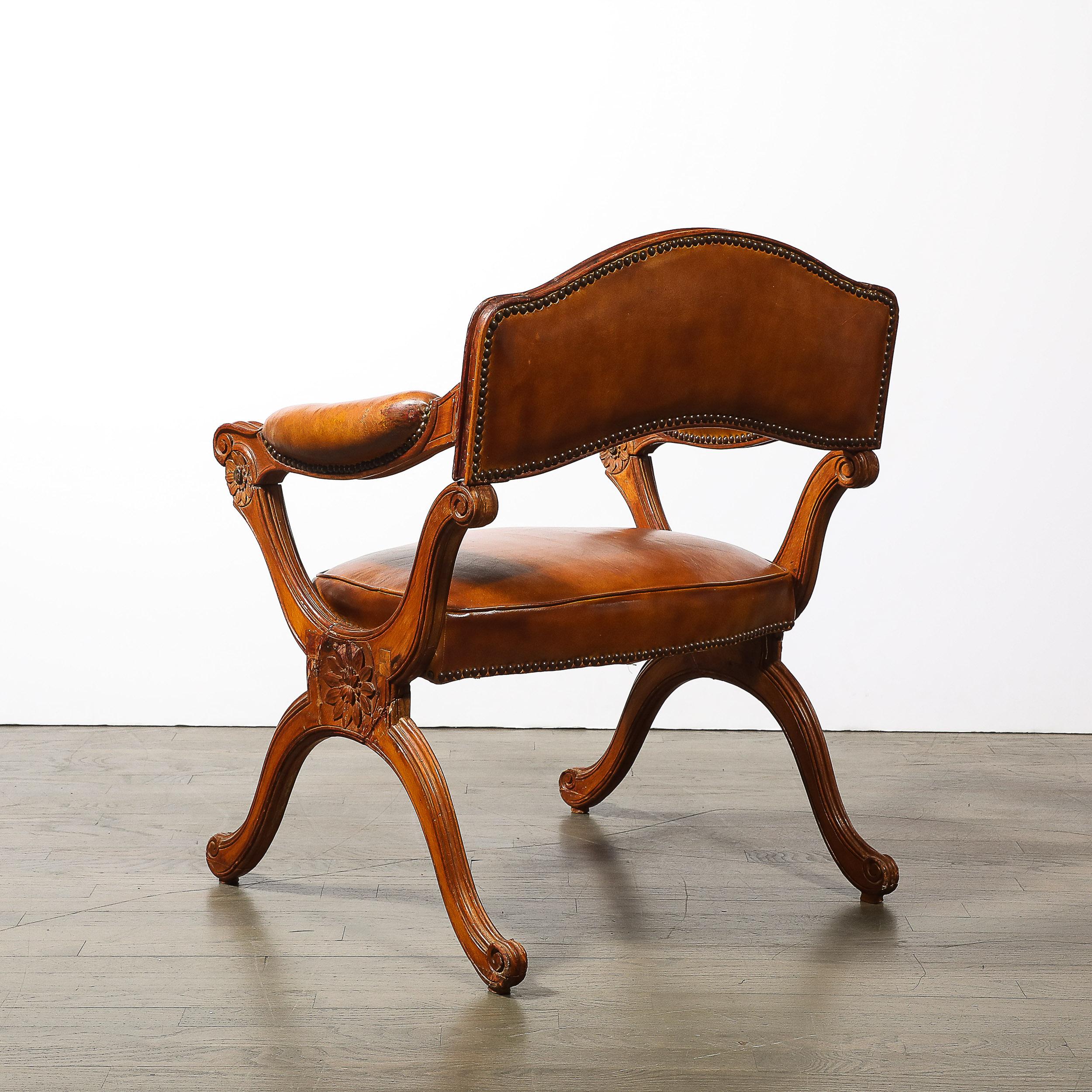 Silla plegable de oratorio Luis XV 