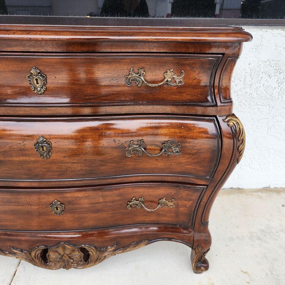 Louis XV French Bombay Chest Dresser by HICKORY WHITE For Sale 5