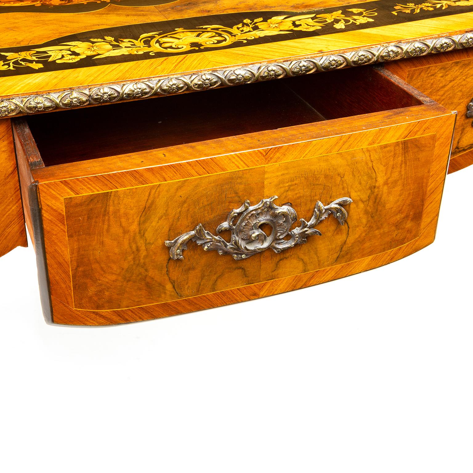 Louis XV French Bureau Plat Desk For Sale 5