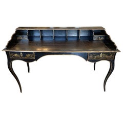 Louis XV French Chinoiserie Bureau Desk