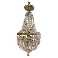 Louis XV French Crystal Chandelier Basket Chandelier
