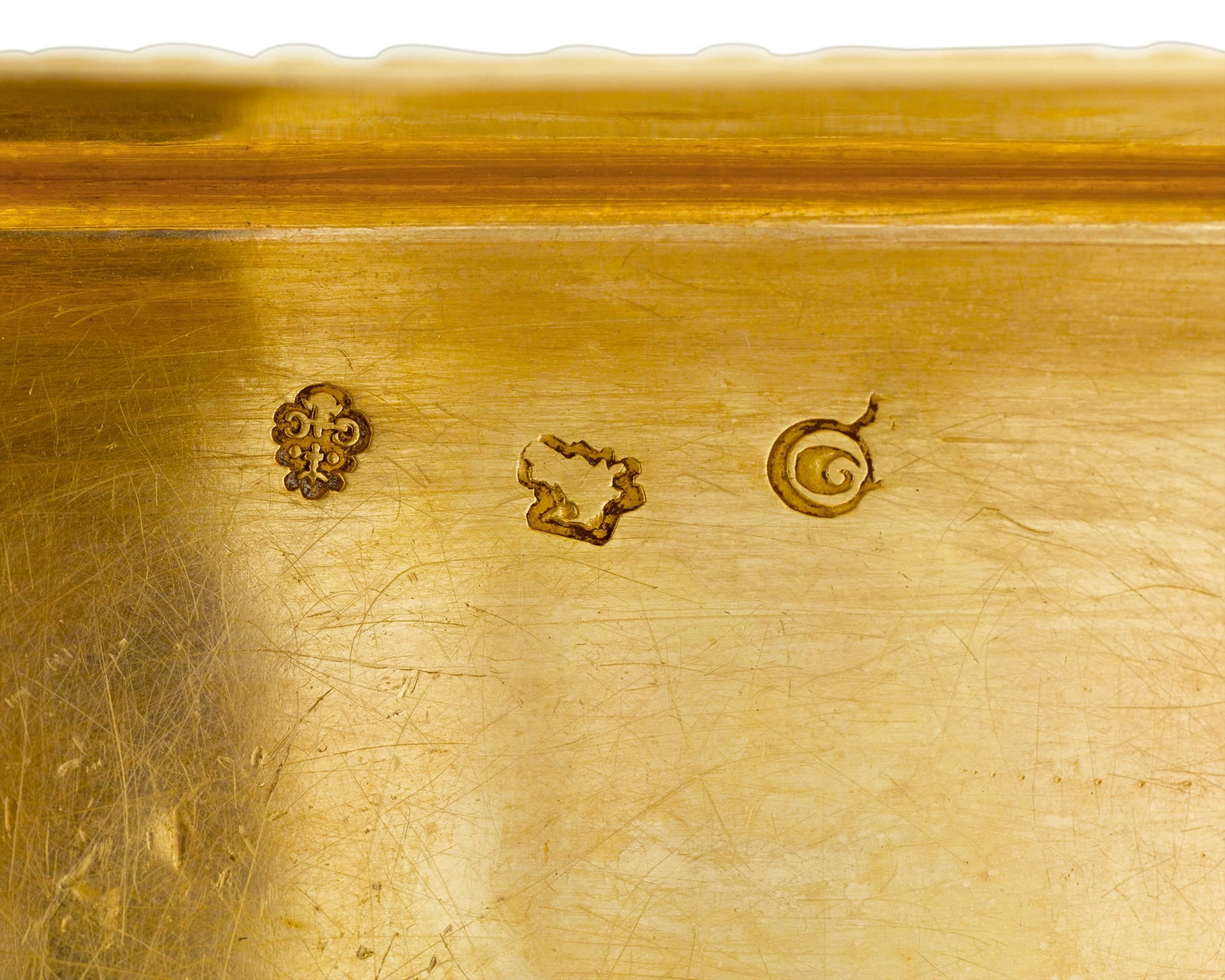 Louis XV French Gold Snuffbox by Germain Chayé In Excellent Condition For Sale In New Orleans, LA