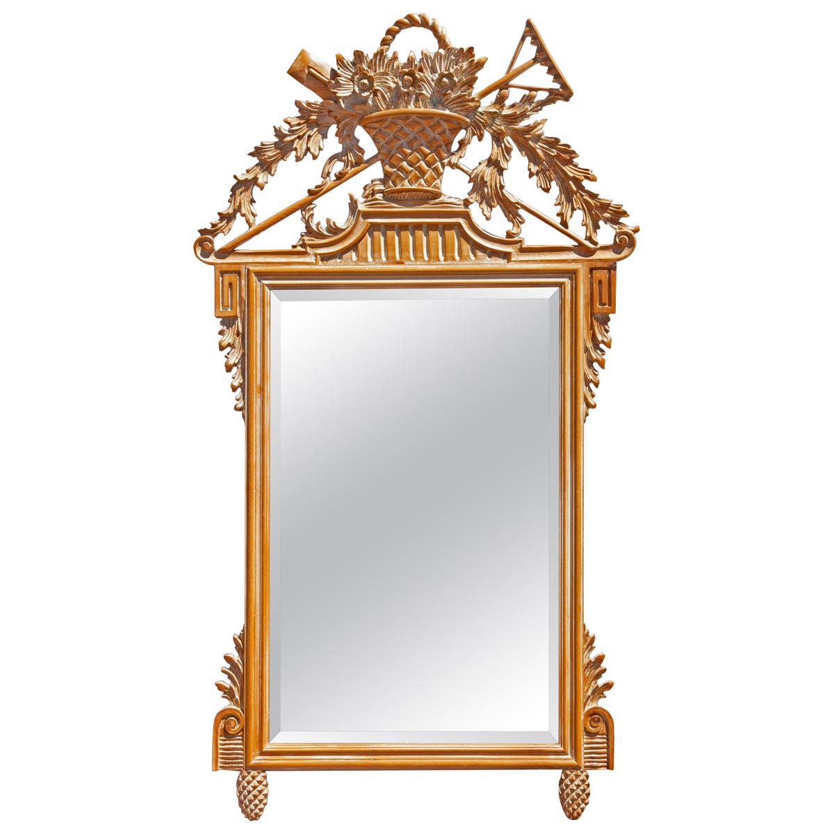 Louis XV French Provincial Style Mirror by LaBarge