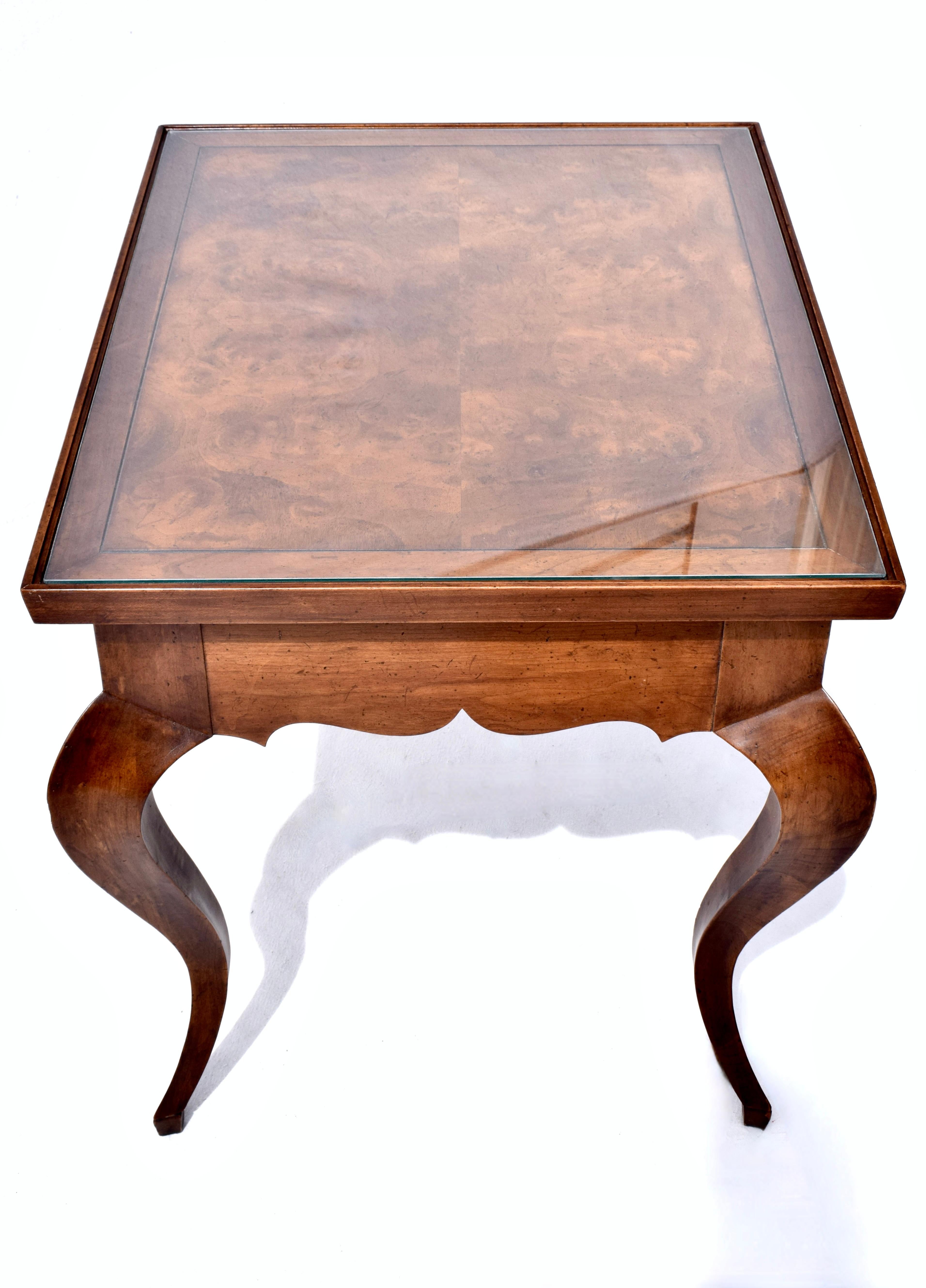 Louis XV French Style Side Table Cabriole Leg Hoof Feet For Sale 1