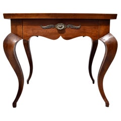 Louis XV French Style Side Table Cabriole Leg Hoof Feet