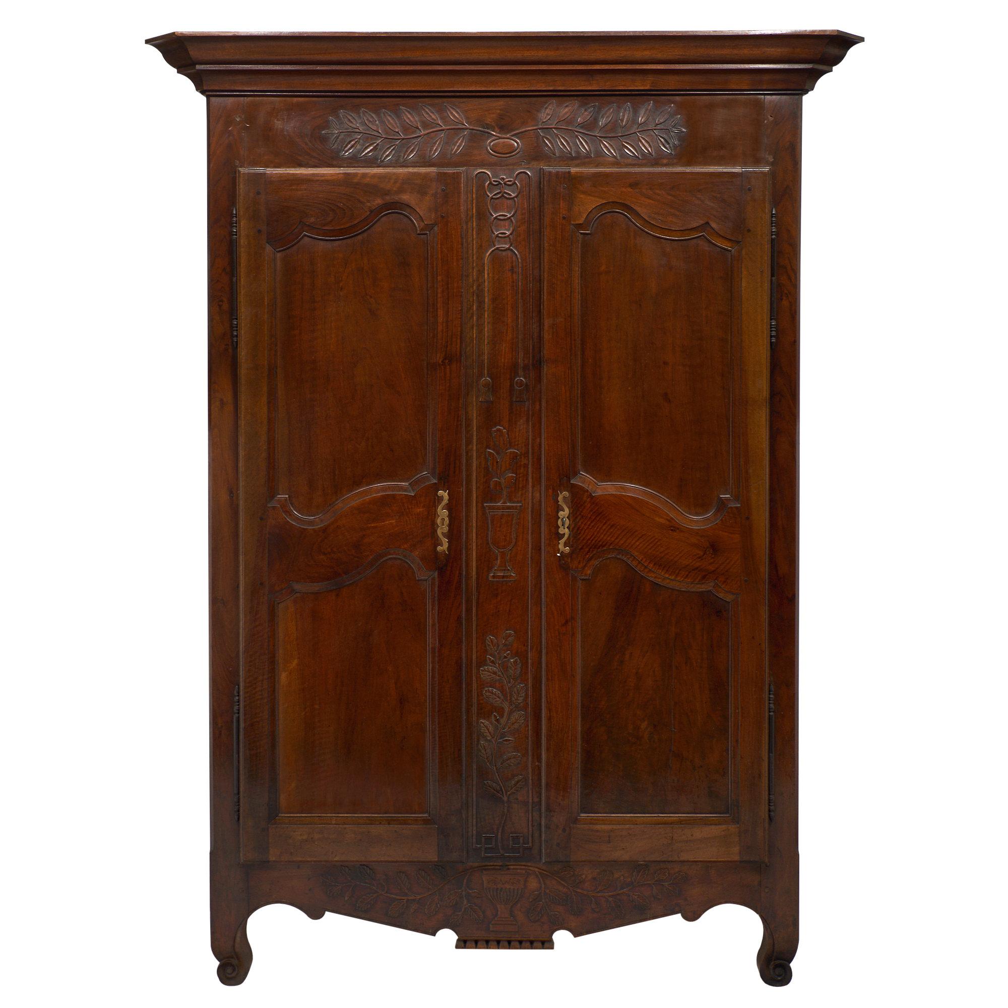 Extremely Rare Antique French, Louis XV Armoire For Sale at 1stDibs