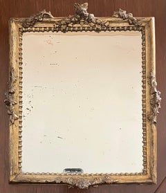 Louis XV Gilt Carved Mercury Mirror