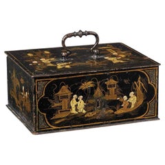 Louis XV Gilt Japanned Domed Casket First Half 18th Century