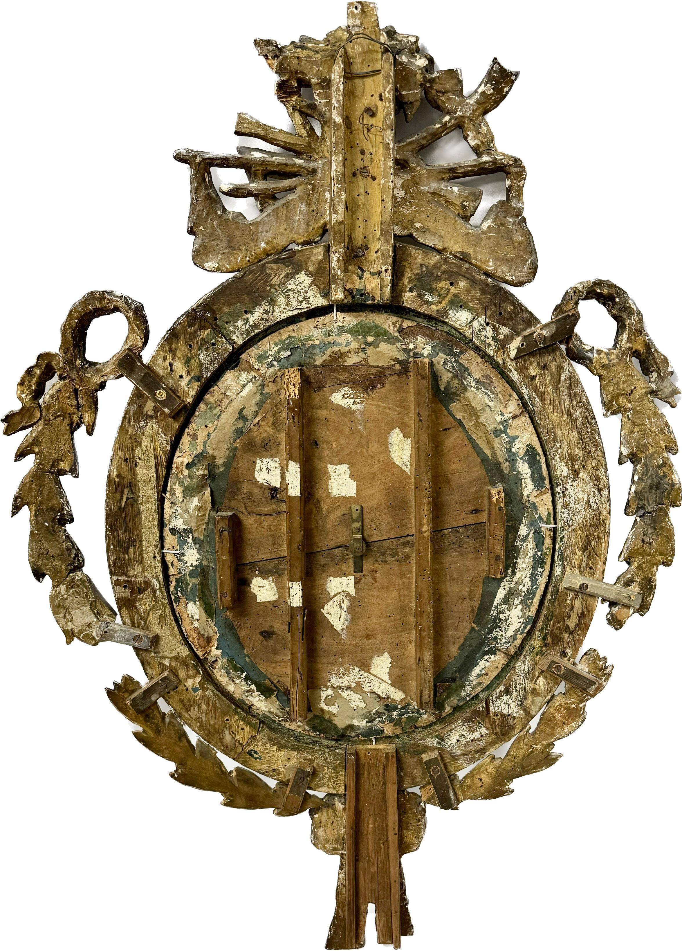 Louis XV Giltwood Barometer For Sale 2