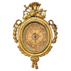 Louis XV Giltwood Barometer