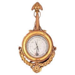 Louis XV Giltwood Barometer