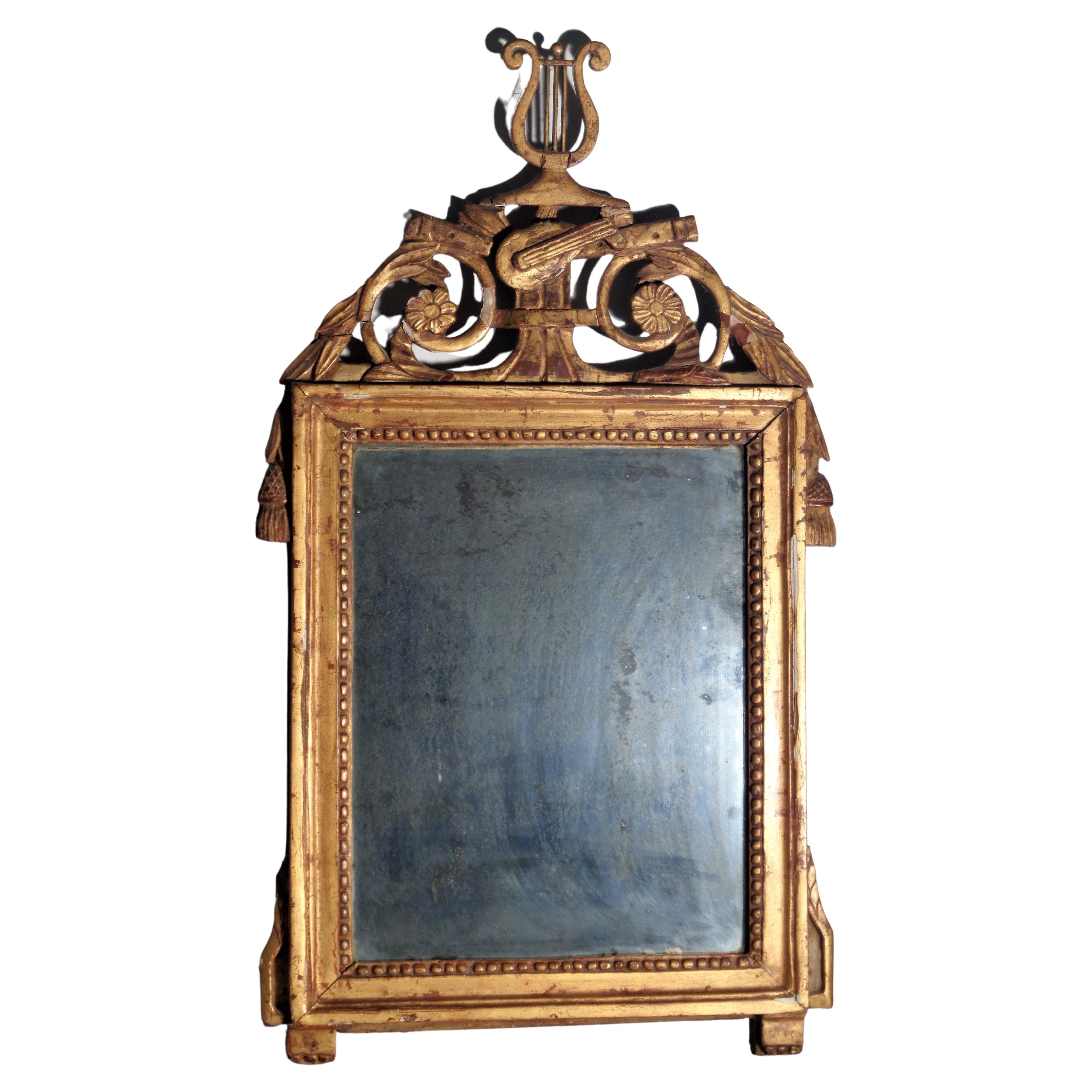18th Century Louis XV Giltwood Mirror 13