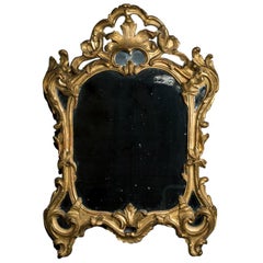Antique Louis XV Giltwood Mirror