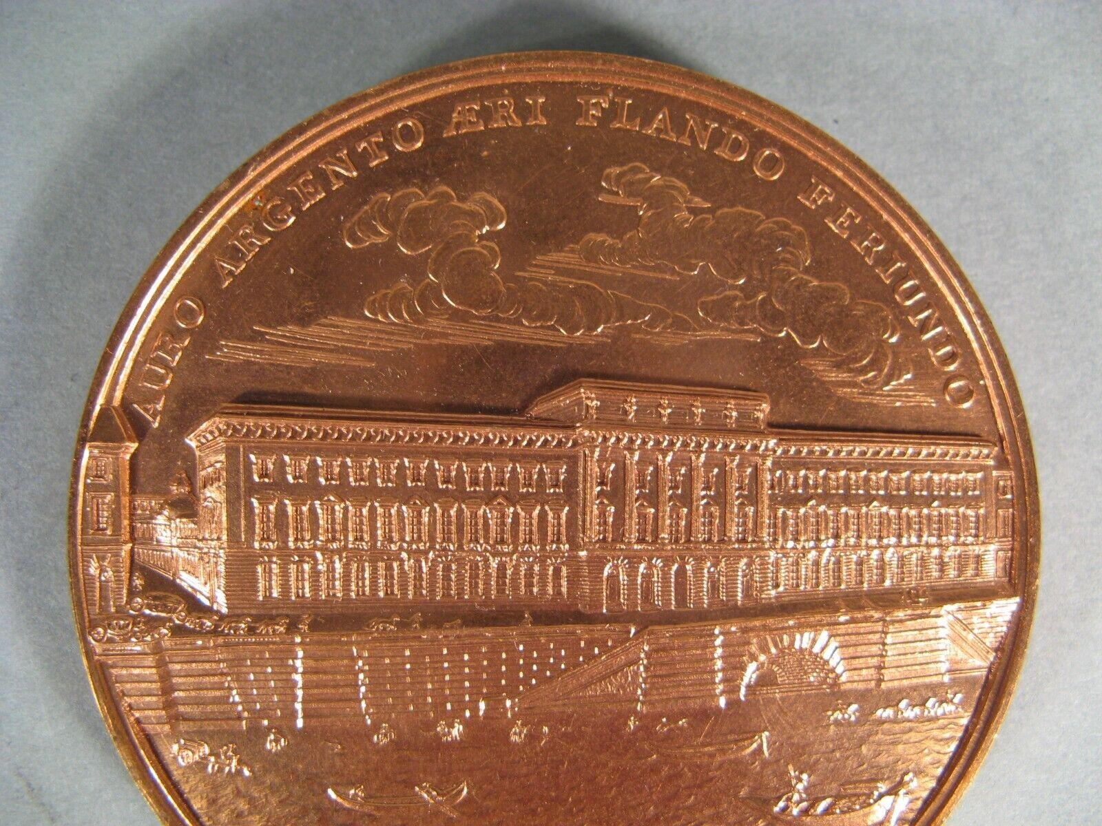 Médaille Louis XV Hôtel des Monnaies en cuivre antique, Paris Mint - 1Y129 Bon état à Bordeaux, FR