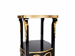 French Louis XV Style Vernis Martin Jardinière Pedestal, Early 20th Century