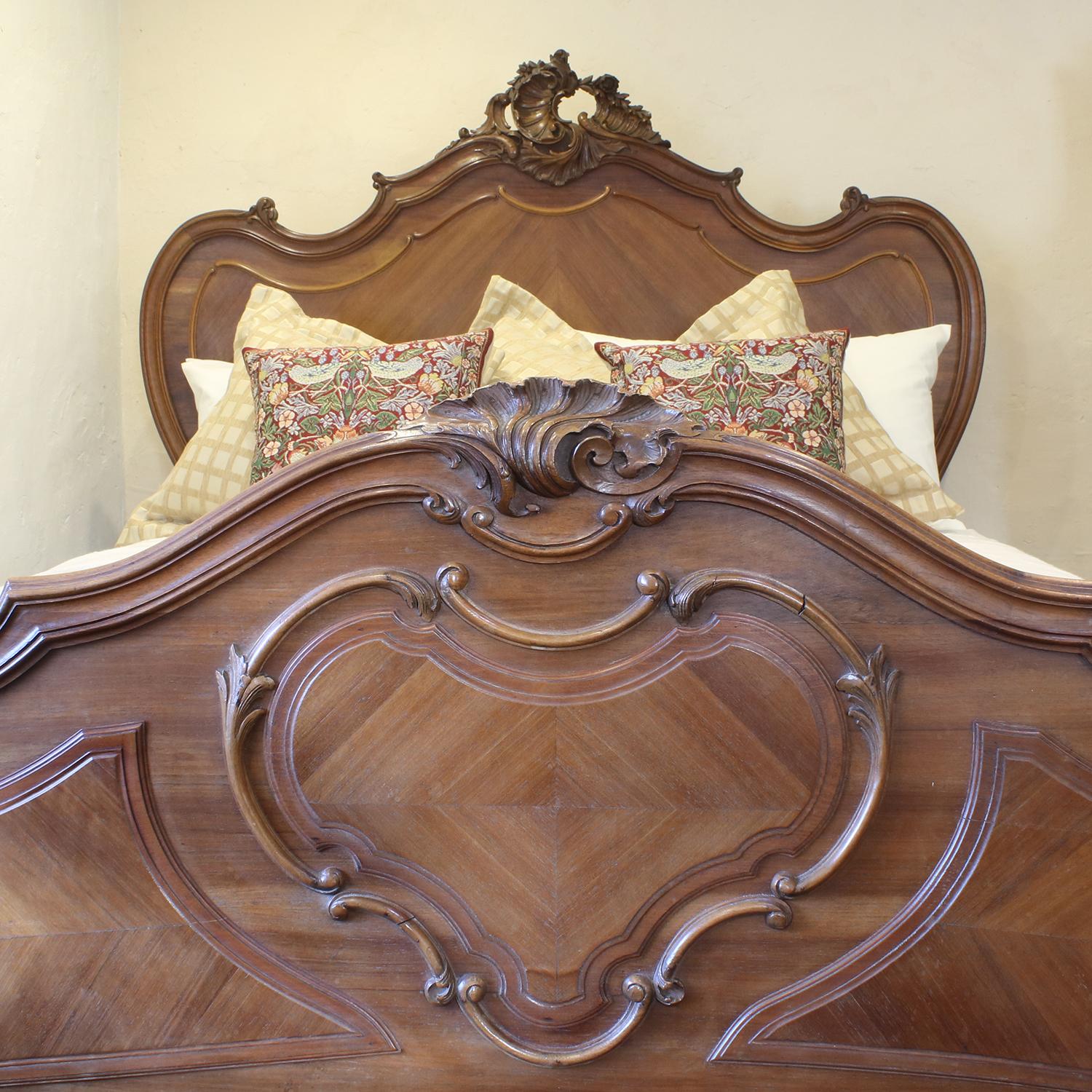 antique king bed