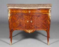 Louis XV Kommode aus Königsholz und Tulpenholz gestempelt Hedouin