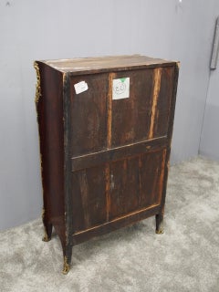 Louis XV Kingwood Cabinet Stamped Leonard Boudin