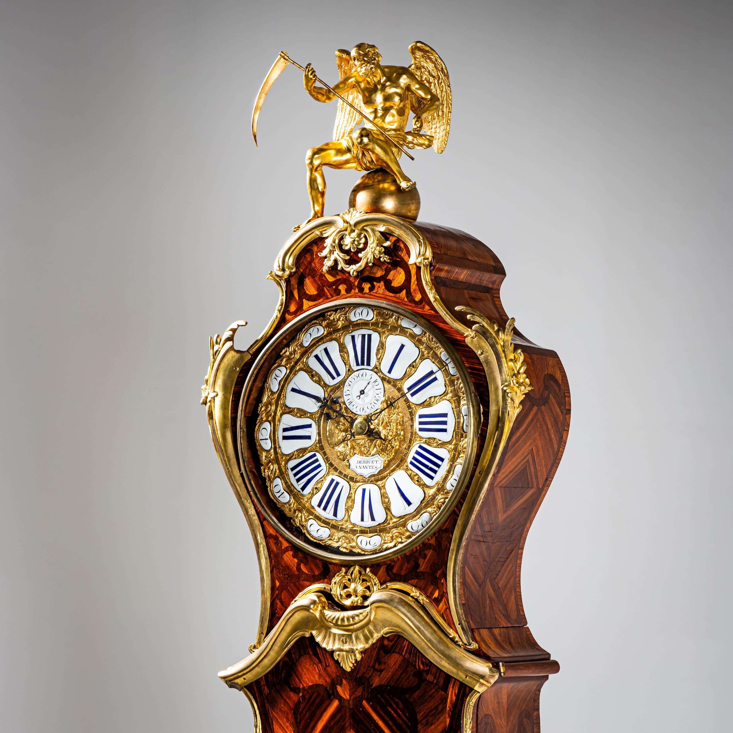 Louis XV Longcase Clock, France, Mid-18th Century For Sale 6