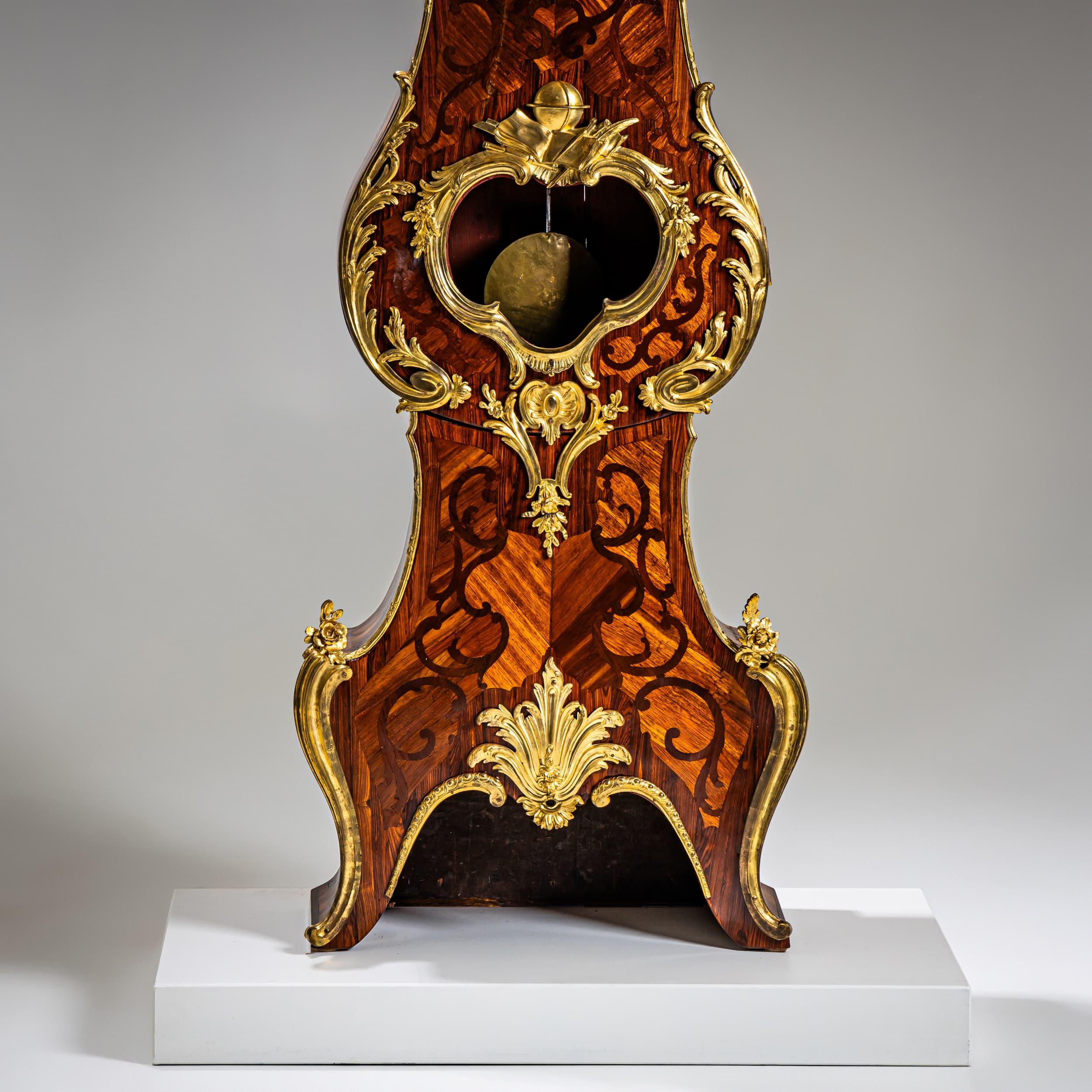 Louis XV Longcase Clock, France, Mid-18th Century For Sale 8