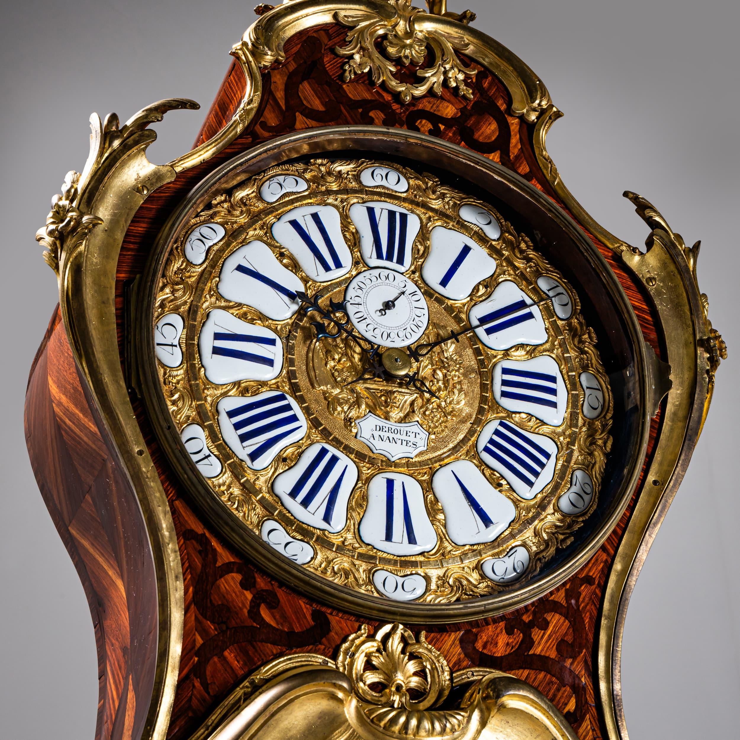 Louis XV Longcase Clock, France, Mid-18th Century For Sale 10