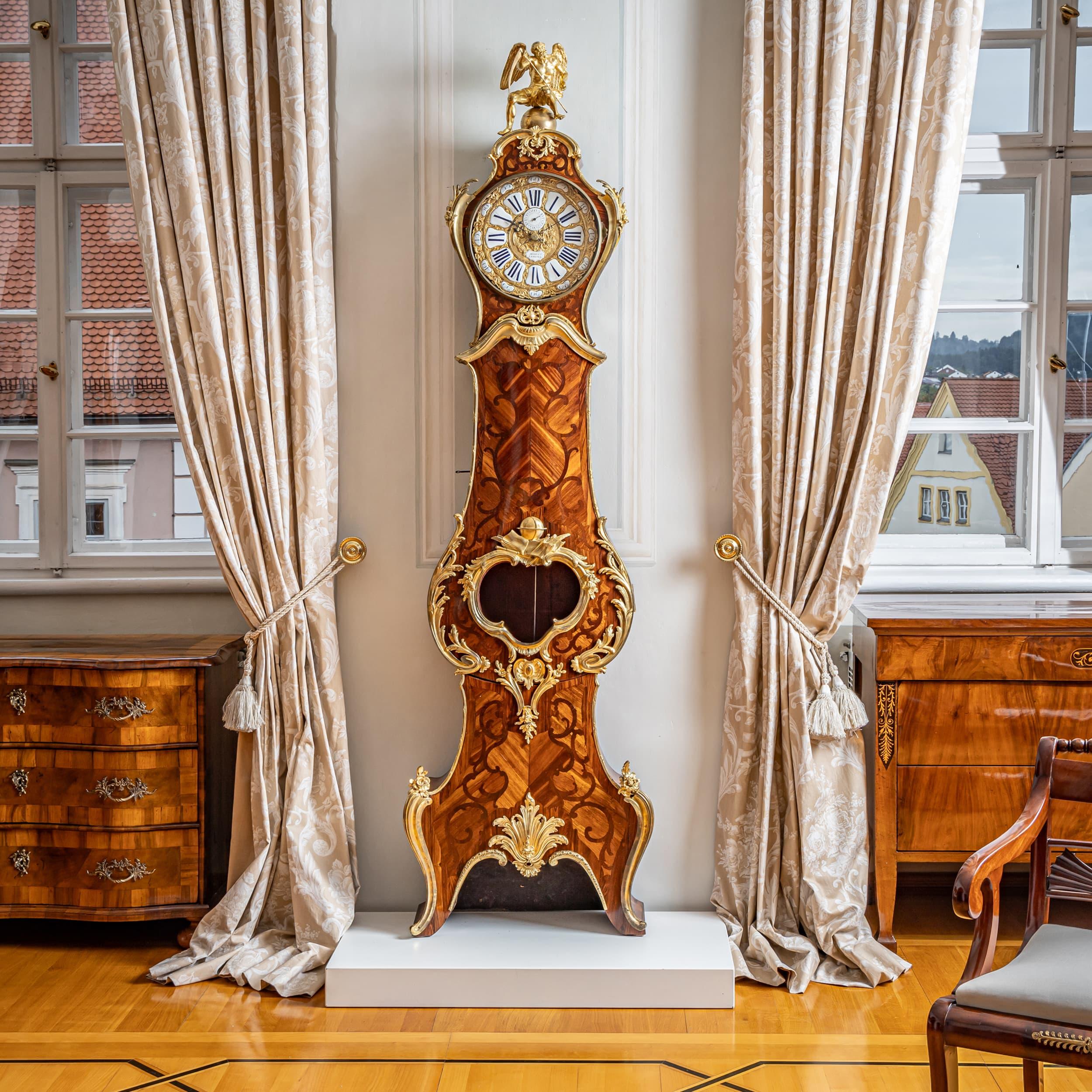 Louis XV Longcase Clock, France, Mid-18th Century For Sale 12
