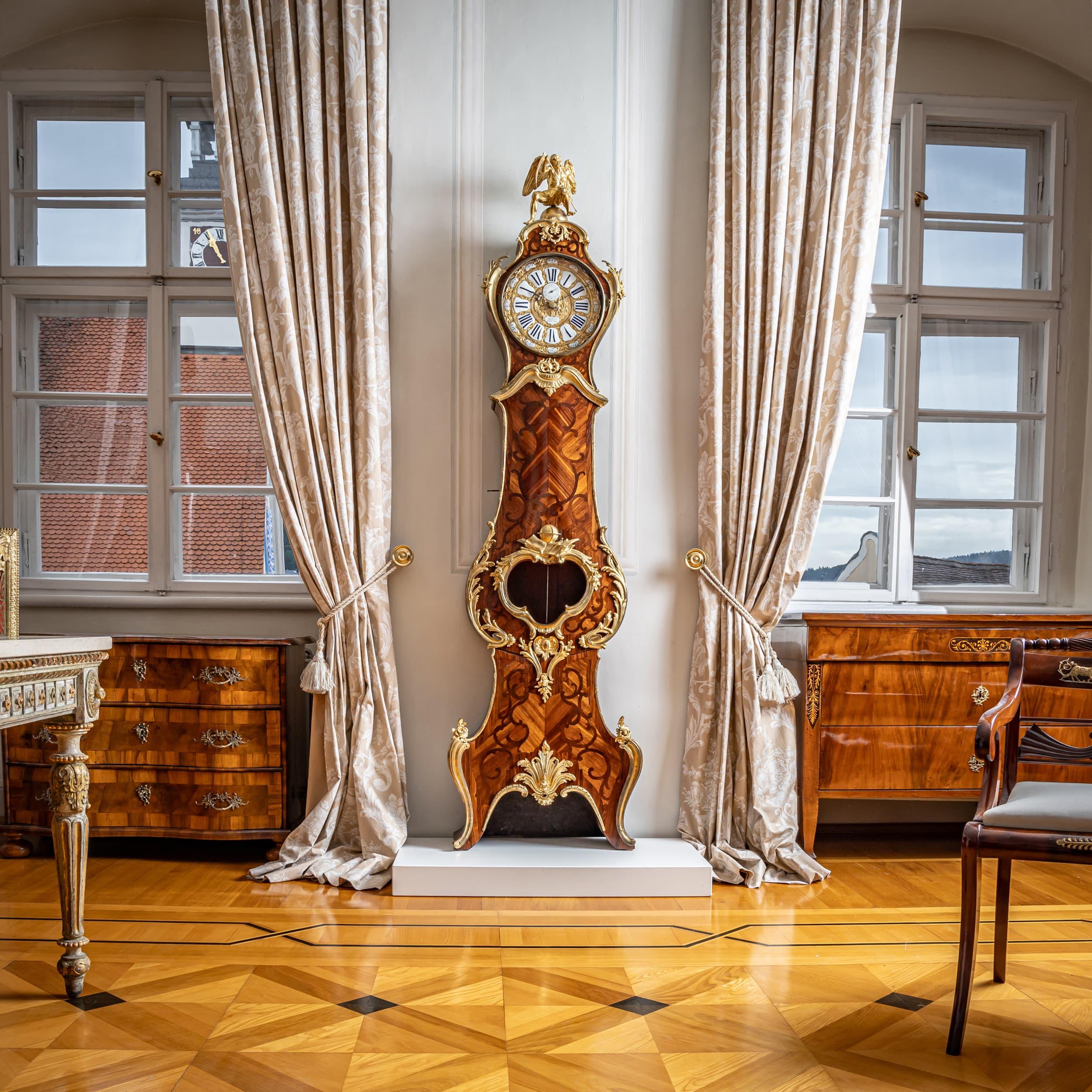 Louis XV Longcase Clock, France, Mid-18th Century For Sale 14