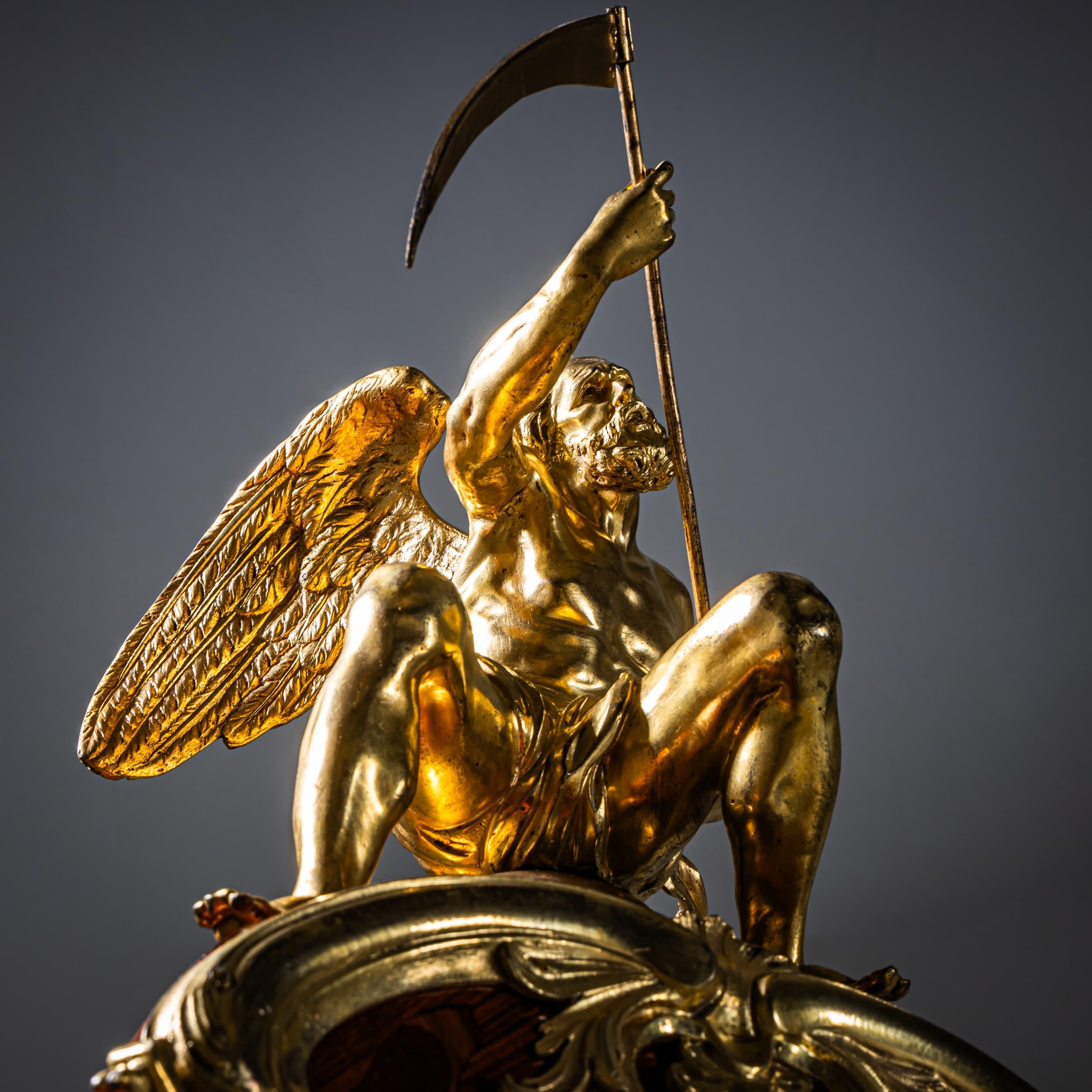French Louis XV Longcase Clock, France, Mid-18th Century For Sale