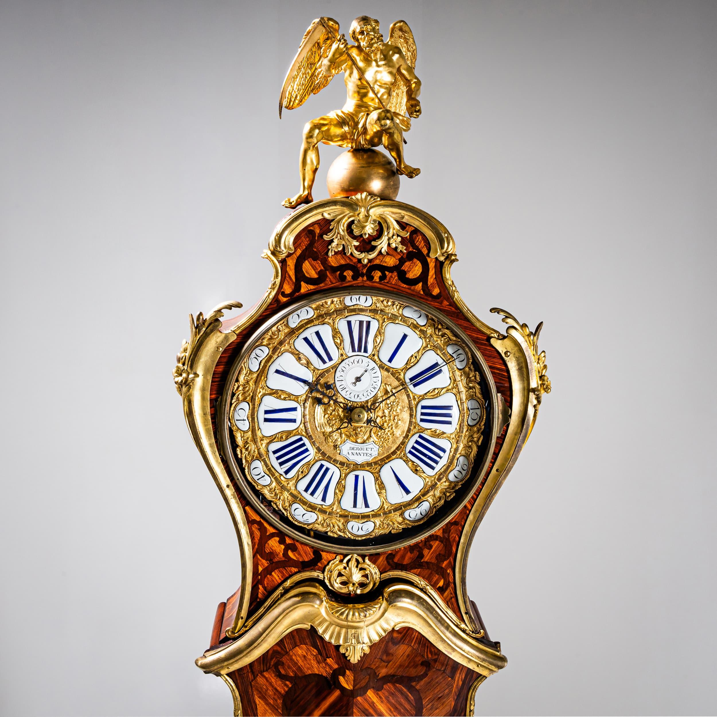 Louis XV Longcase Clock, France, Mid-18th Century For Sale 2