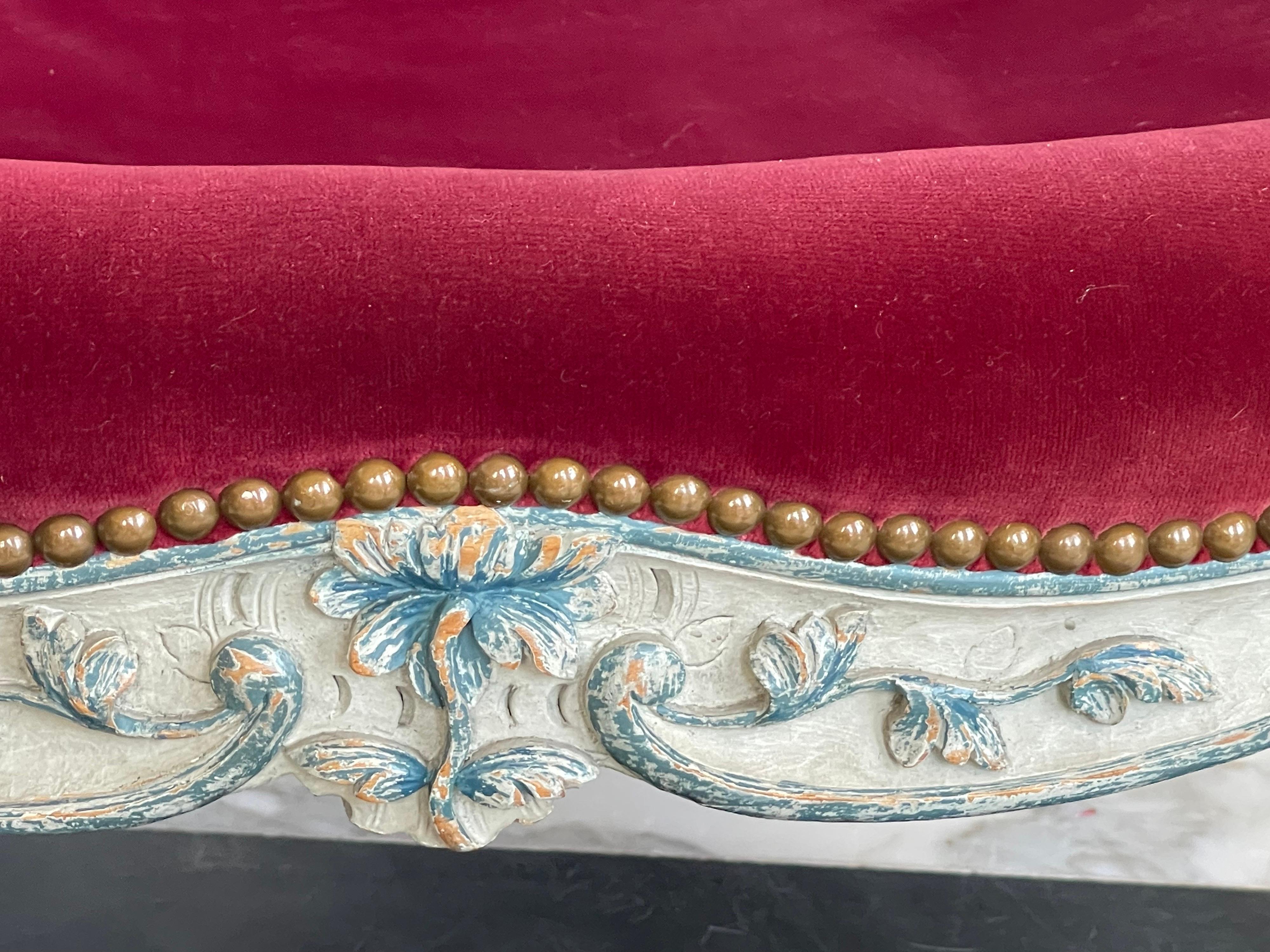 Hêtre Paire de chaises longues Louis XV  en vente