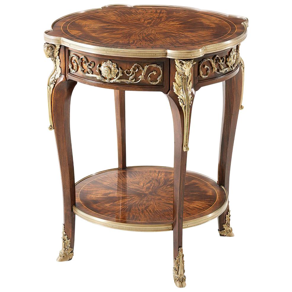 Louis XV Mahogany Lamp Table For Sale