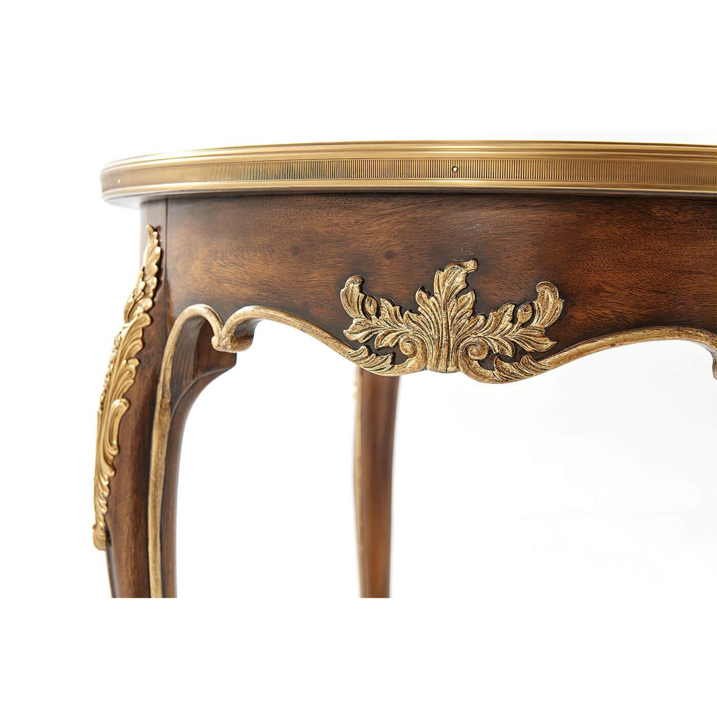 Vietnamese Louis XV Mahogany Side Table For Sale