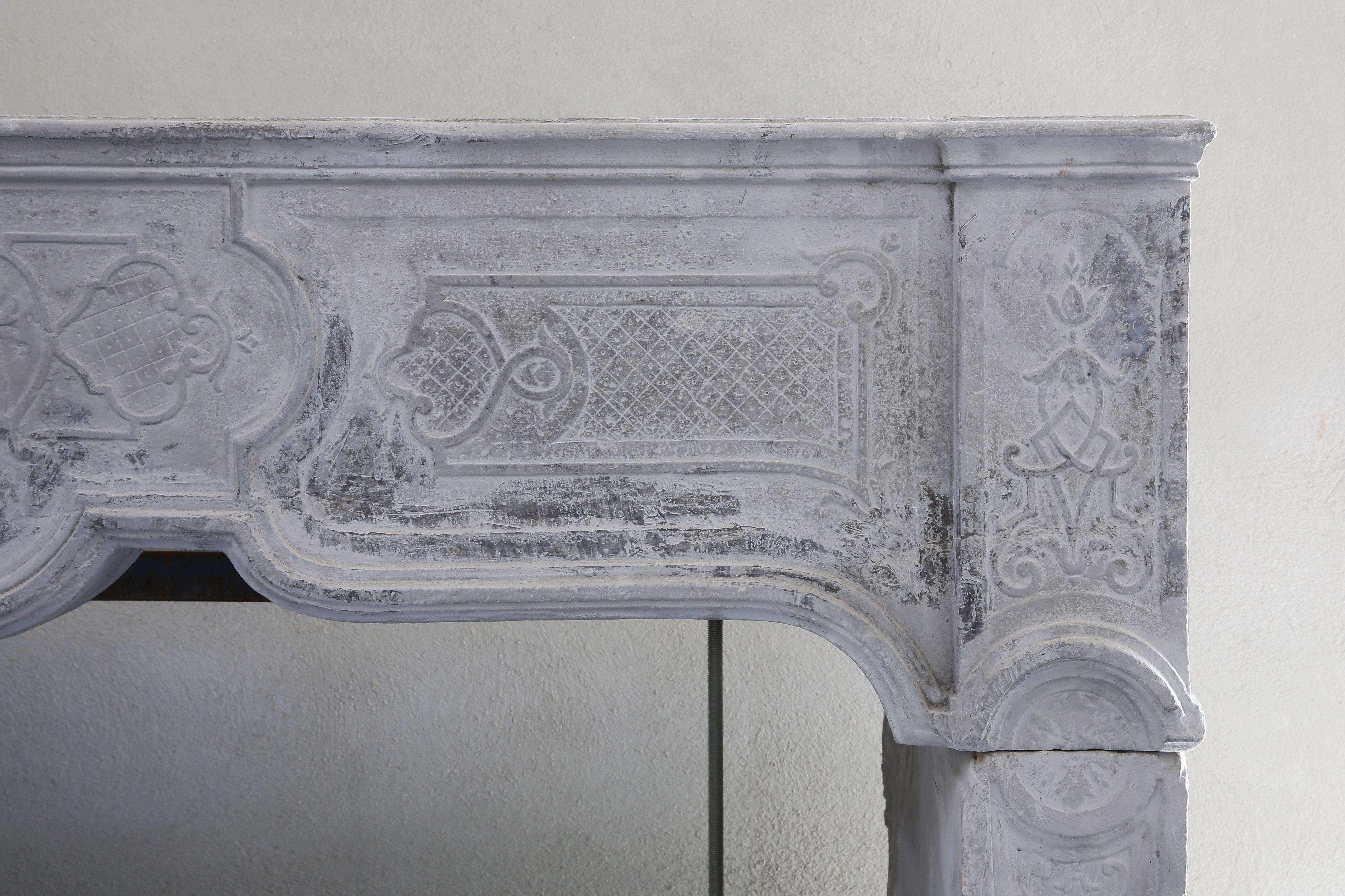 French Louis XV Mantel Piece from the 19th Century