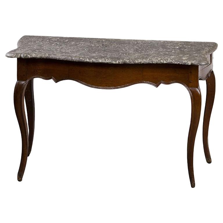 Louis XV Marble Top Console For Sale