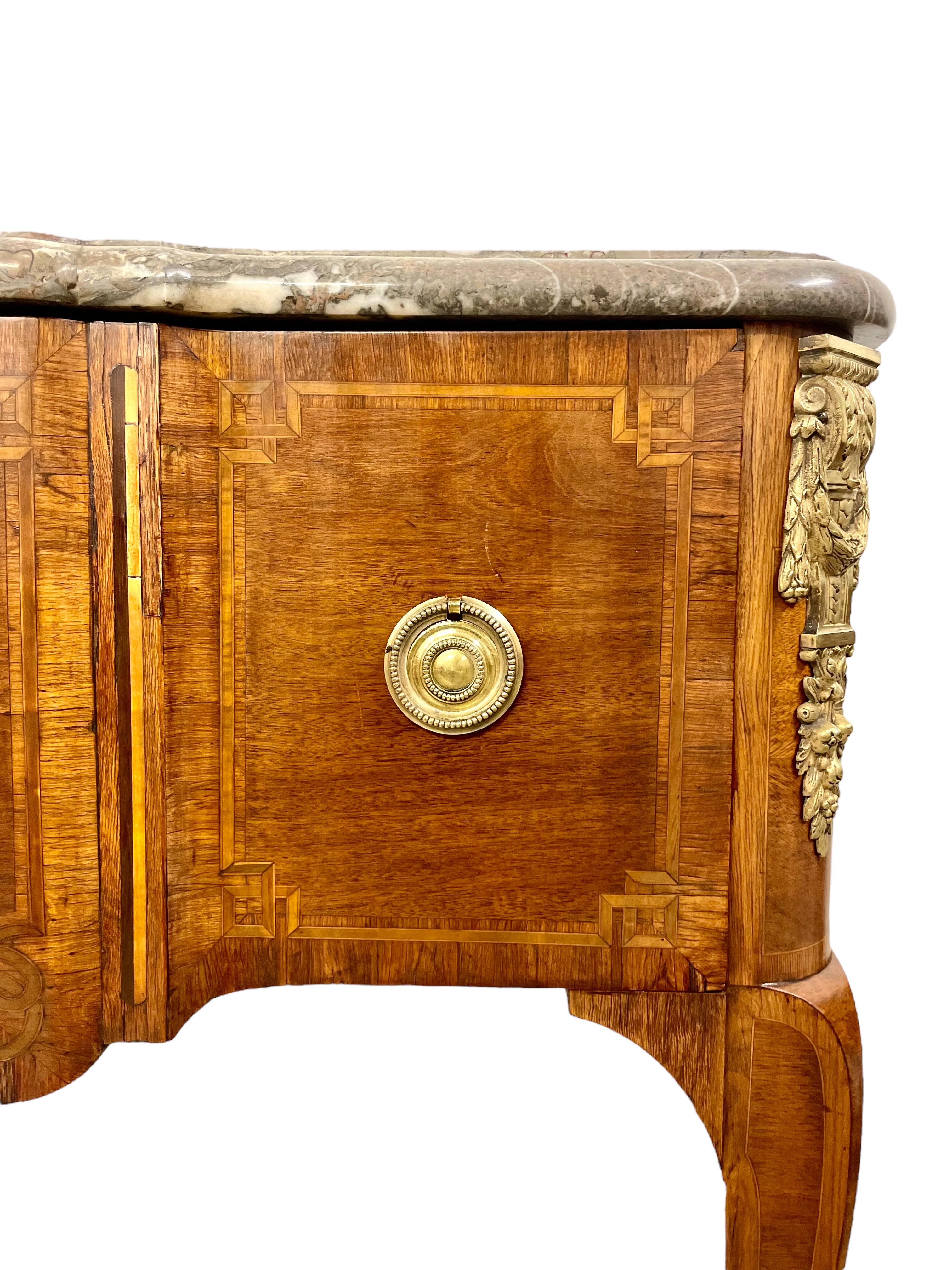 Inlay Louis XVI Period French Commode or Perruquière 18th Century For Sale