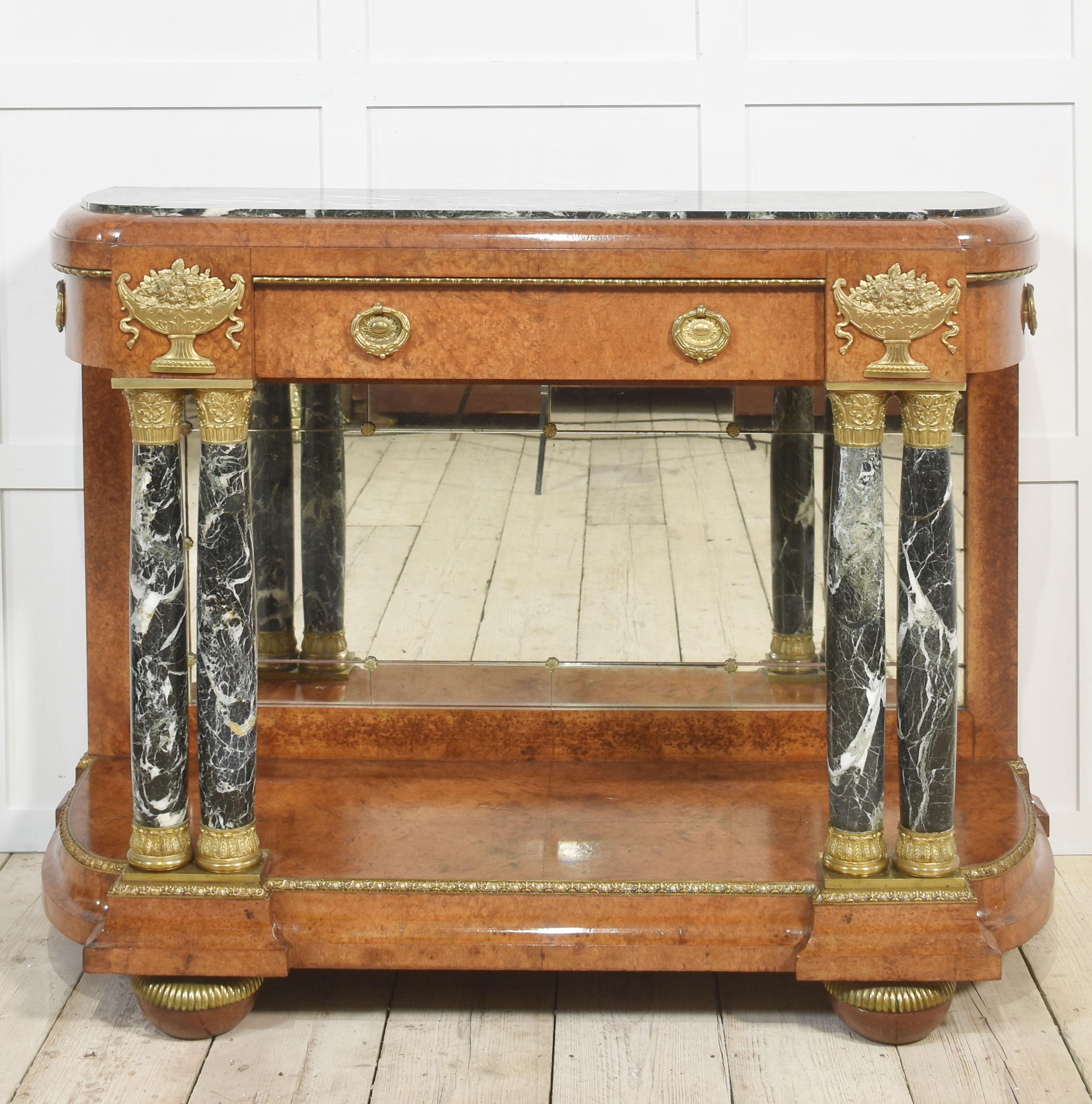 Louis XV marble topped console table For Sale 6