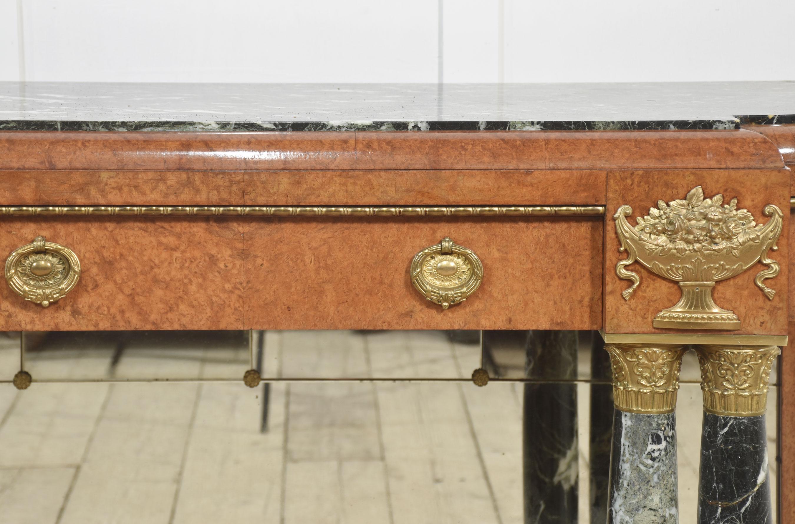 Louis XV marble topped console table For Sale 7