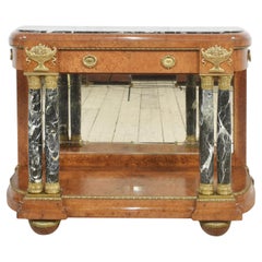 Louis XV marble topped console table