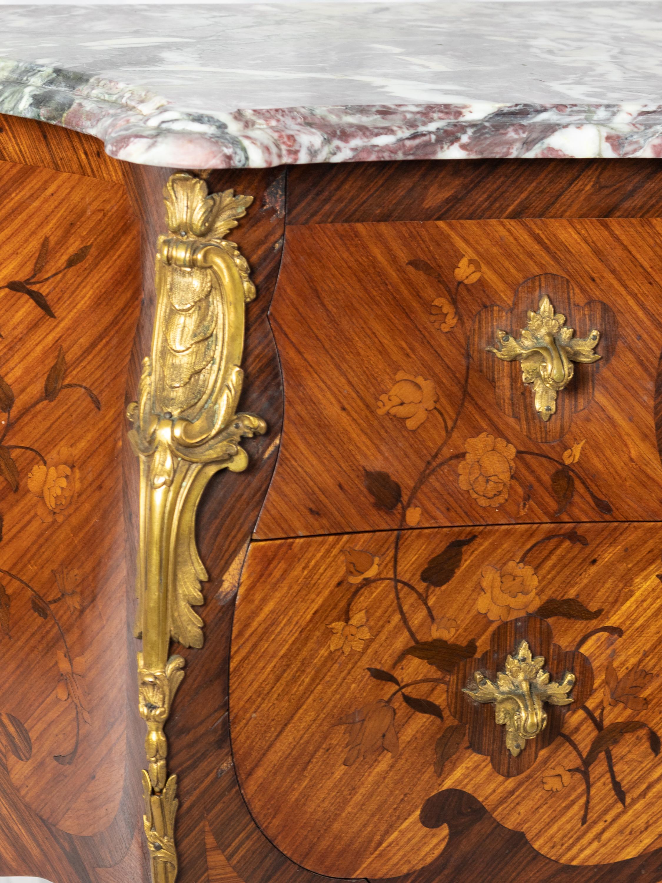 Metallo Commode Luigi XV A. Mathieu 18° secolo in vendita