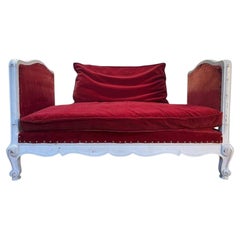 Louis XV Meridienne Settee