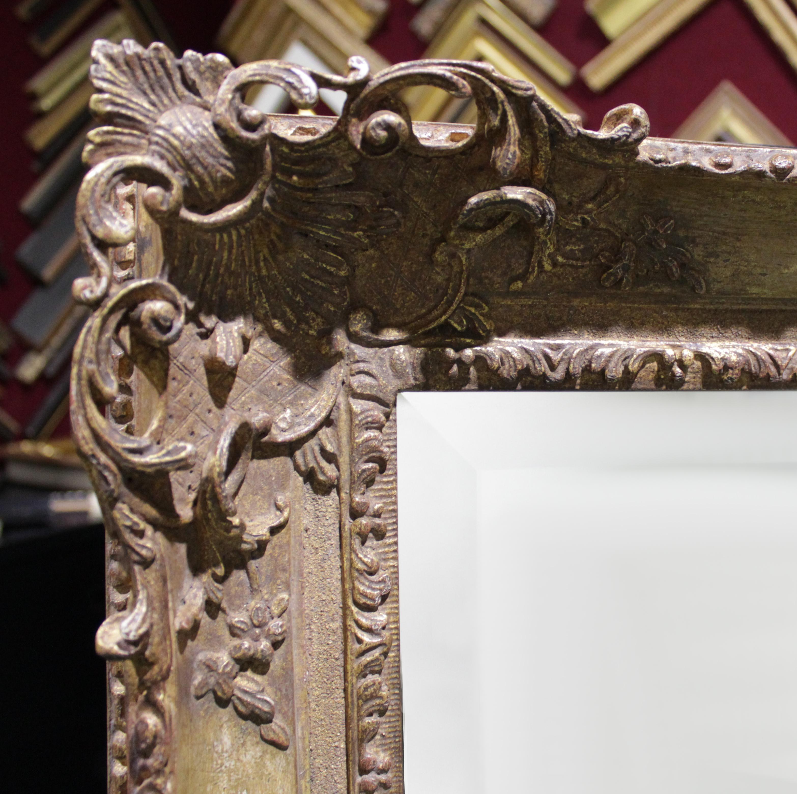 North American Louis XV Mirror Reproduction For Sale