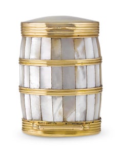 Tabaquera Luis XV de nácar