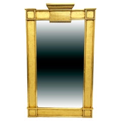 Louis XV Neoclassical Style Bespoke 22K Gilt Mirror By J. Robert Scott
