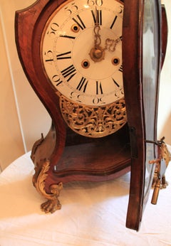 Louis XV Neuchateloise-Style Cartel Mantel Clock Made for the Doria Family