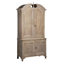 Louis XV Oak Cabinet, Early 19th Century, Rococo Design, France