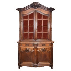 Louis XV Oak Display Cabinet, circa 1780