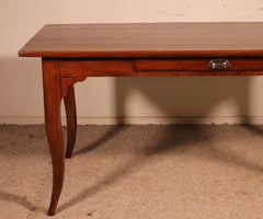 Louis XV Oak Table, Late 18th Century