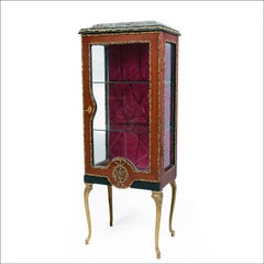 Louis XV Ormolu-Mounted Vitrine 19th Century Style, 20th Century