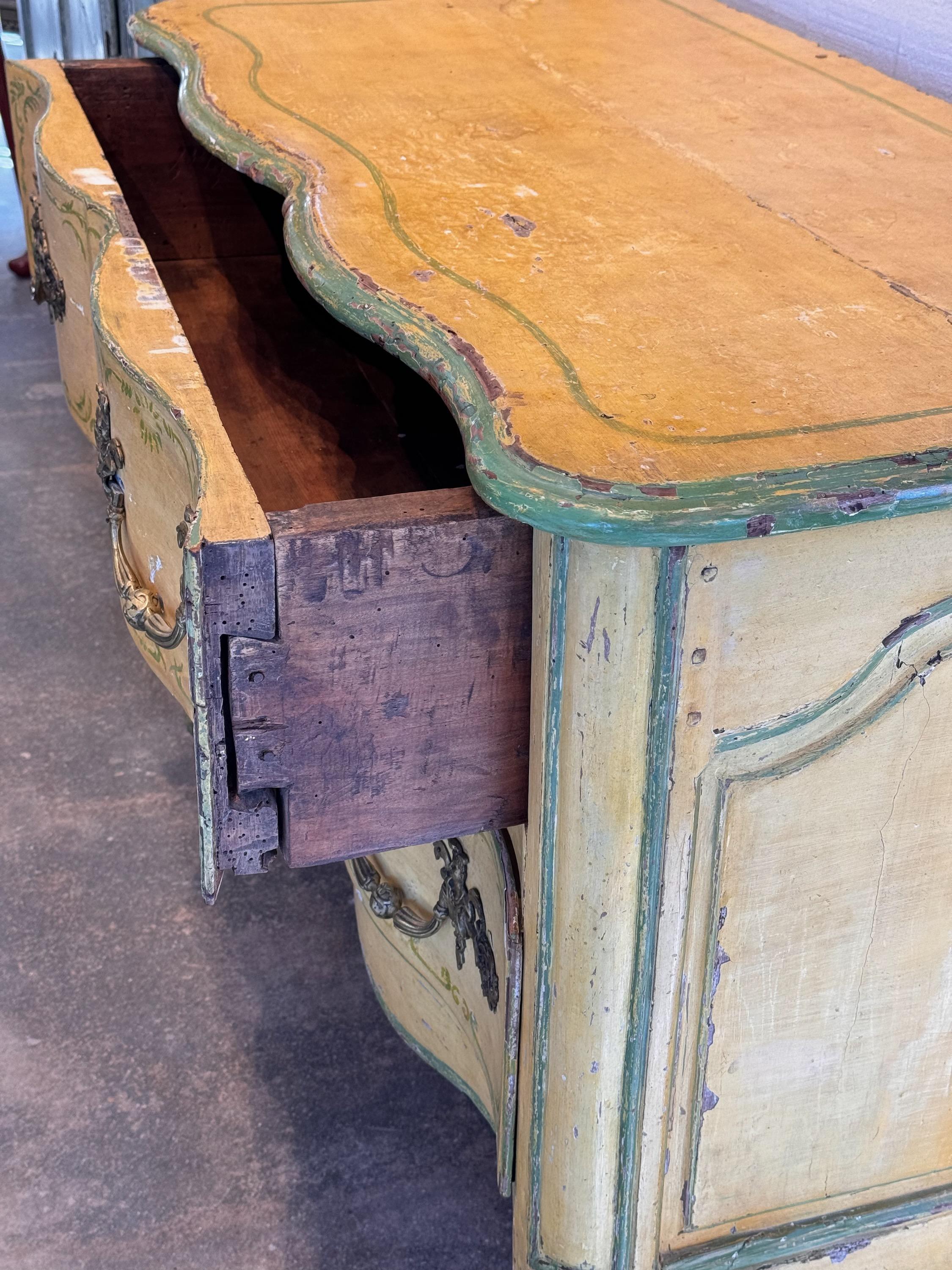 Louis XV Painted Commode For Sale 2
